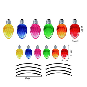 Reflective Light Bulb Magnets for Cars