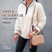Load image into Gallery viewer, Casual Long Sleeve Patchwork Zipper Outerwear