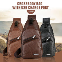 Load image into Gallery viewer, Crossbody Bag  With USB Charge Port