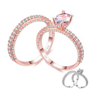 Custom Prong-Set Diamond Ring