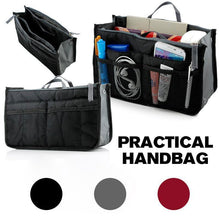 Load image into Gallery viewer, Women&#39;s Bag Practical Handbag Purse Nylon Dual Organizer Insert Cosmetic Storage
