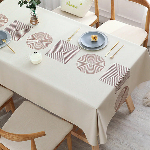 Waterproof And Oil-Proof Decorative Tablecloth