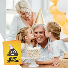 Load image into Gallery viewer, Plays &amp; Sings Poo Plush Happy Birthday Card