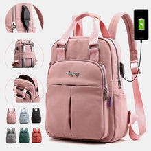Load image into Gallery viewer, USB Charging Laptop Backpack