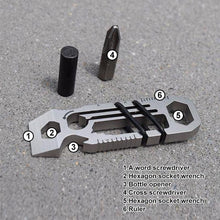 Load image into Gallery viewer, Ratcheting Keychain Multitool