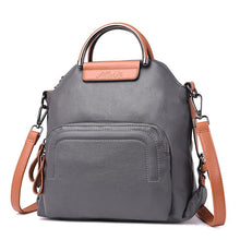 Load image into Gallery viewer, Dual-use Leather Backpack & Handbag