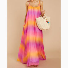 Load image into Gallery viewer, New Summer Sleeveless Gradient Maxi Dresses.MC