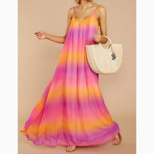 Load image into Gallery viewer, New Summer Sleeveless Gradient Maxi Dresses.MC