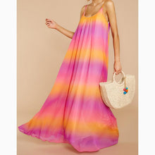 Load image into Gallery viewer, New Summer Sleeveless Gradient Maxi Dresses.MC