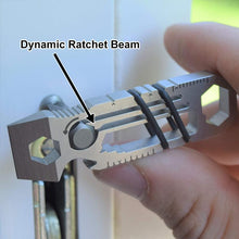 Load image into Gallery viewer, Ratcheting Keychain Multitool