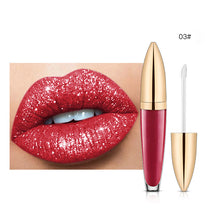 Load image into Gallery viewer, Diamond Lip Gloss Matte To Glitter Liquid Lipstick Waterproof