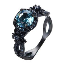 Load image into Gallery viewer, Vintage Black Sapphire Ring