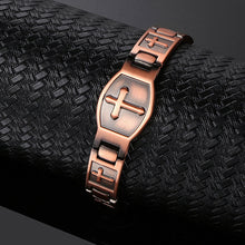 Load image into Gallery viewer, Magnetic Cross Bracelet