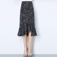 Load image into Gallery viewer, Women's Floral Irregular Fishtail Skirt