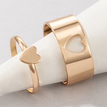 Load image into Gallery viewer, New Fashion Alloy Metal Couples Ring