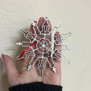 Funny Snowflake Ornament