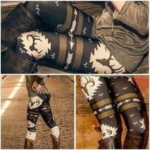 Load image into Gallery viewer, Camouflage printed high elastic leggings