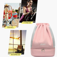Load image into Gallery viewer, Waterproof Fitness Wet and Dry Separation Drawstring Bag