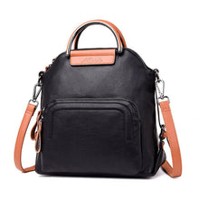 Load image into Gallery viewer, Dual-use Leather Backpack & Handbag