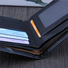 Load image into Gallery viewer, New PU Cross Pattern Men's wallet