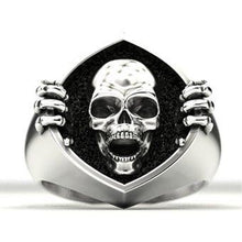 Load image into Gallery viewer, Neo-Gothic Style Skull Unisex Ring