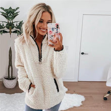 Load image into Gallery viewer, Casual Long Sleeve Patchwork Zipper Outerwear