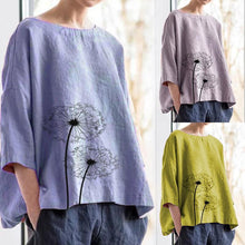 Load image into Gallery viewer, Comfy Flower Printed Blouse