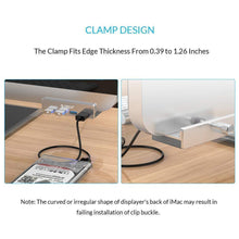 Load image into Gallery viewer, Mountable Desk Side USB 3.0 Adapter Hub 👩🏻💻 👨🏻💻