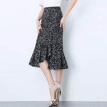 Load image into Gallery viewer, Women's Floral Irregular Fishtail Skirt