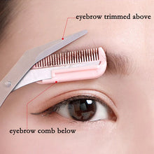Load image into Gallery viewer, Eyebrow Trimmer Set🌙Eyebrow Scissors With Comb✂️