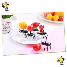 Load image into Gallery viewer, Hardworking Ants Moving Fruit Fork (12 PCs)