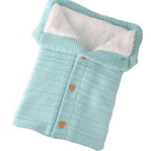 Load image into Gallery viewer, Baby knit button sleeping bag