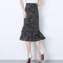 Load image into Gallery viewer, Women's Floral Irregular Fishtail Skirt