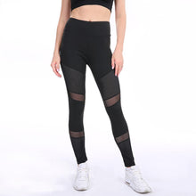 Load image into Gallery viewer, Breathable Mesh Stitching Sports Pants