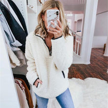 Load image into Gallery viewer, Casual Long Sleeve Patchwork Zipper Outerwear