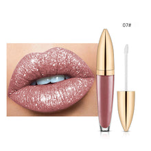 Load image into Gallery viewer, Diamond Lip Gloss Matte To Glitter Liquid Lipstick Waterproof