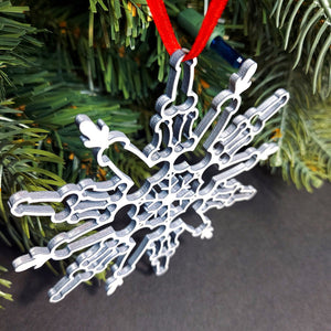 Funny Snowflake Ornament