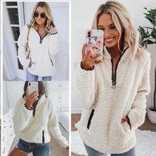 Load image into Gallery viewer, Casual Long Sleeve Patchwork Zipper Outerwear