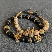 Load image into Gallery viewer, King & Queen Luxury Charm Bracelets, Perfect Gifts