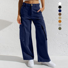 Load image into Gallery viewer, Adjustable Straight Fit Cargo Pants
