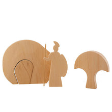 Load image into Gallery viewer, Easter Scene Wooden Decoration