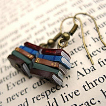 Load image into Gallery viewer, Stack of Books Earrings