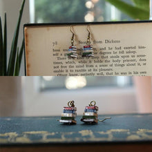 Load image into Gallery viewer, Stack of Books Earrings