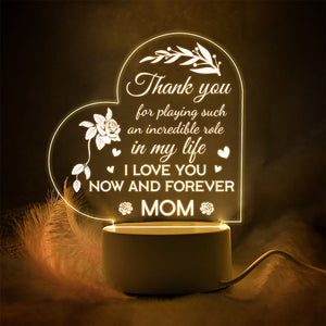 Acrylic Engraved Night Light - Best Mother’s Day Gifts