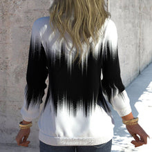 Load image into Gallery viewer, Langarm-Sweatshirt mit halbem Rollkragen und Reißverschluss