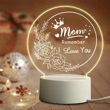 Load image into Gallery viewer, Acrylic Engraved Night Light - Best Mother’s Day Gifts