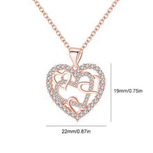 Load image into Gallery viewer, Openwork Heart Necklace