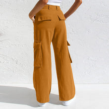 Load image into Gallery viewer, Adjustable Straight Fit Cargo Pants