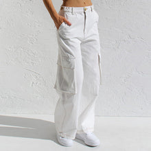 Load image into Gallery viewer, Adjustable Straight Fit Cargo Pants