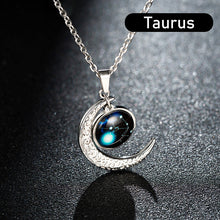 Load image into Gallery viewer, Zodiacal Type Moon Necklace